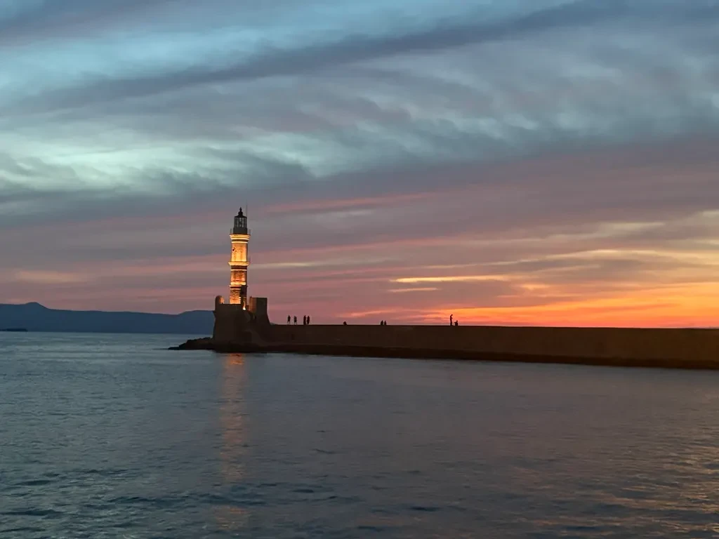 SkyWine sunset view Chania
