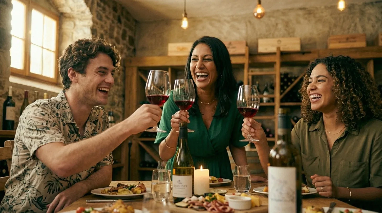 Athens Wine Tasting Event with friends 