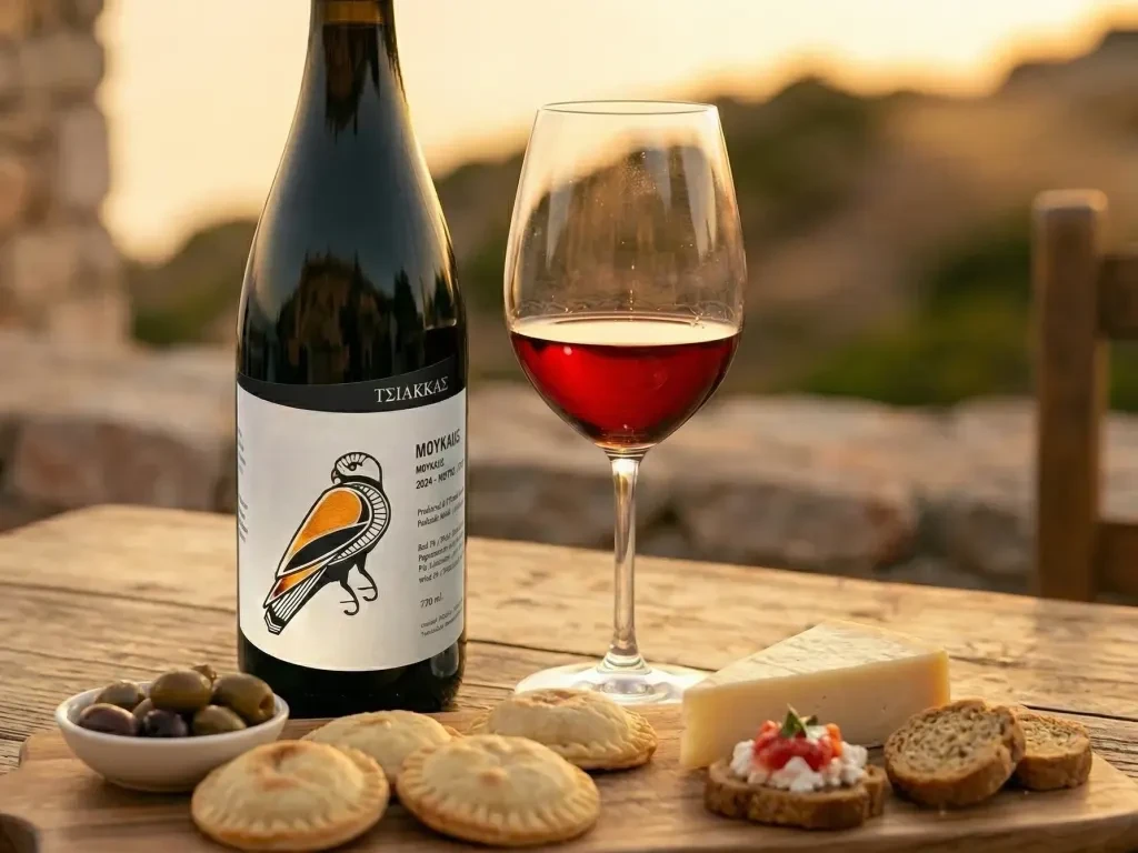 Limassol Wine Tasting bottle of red wine