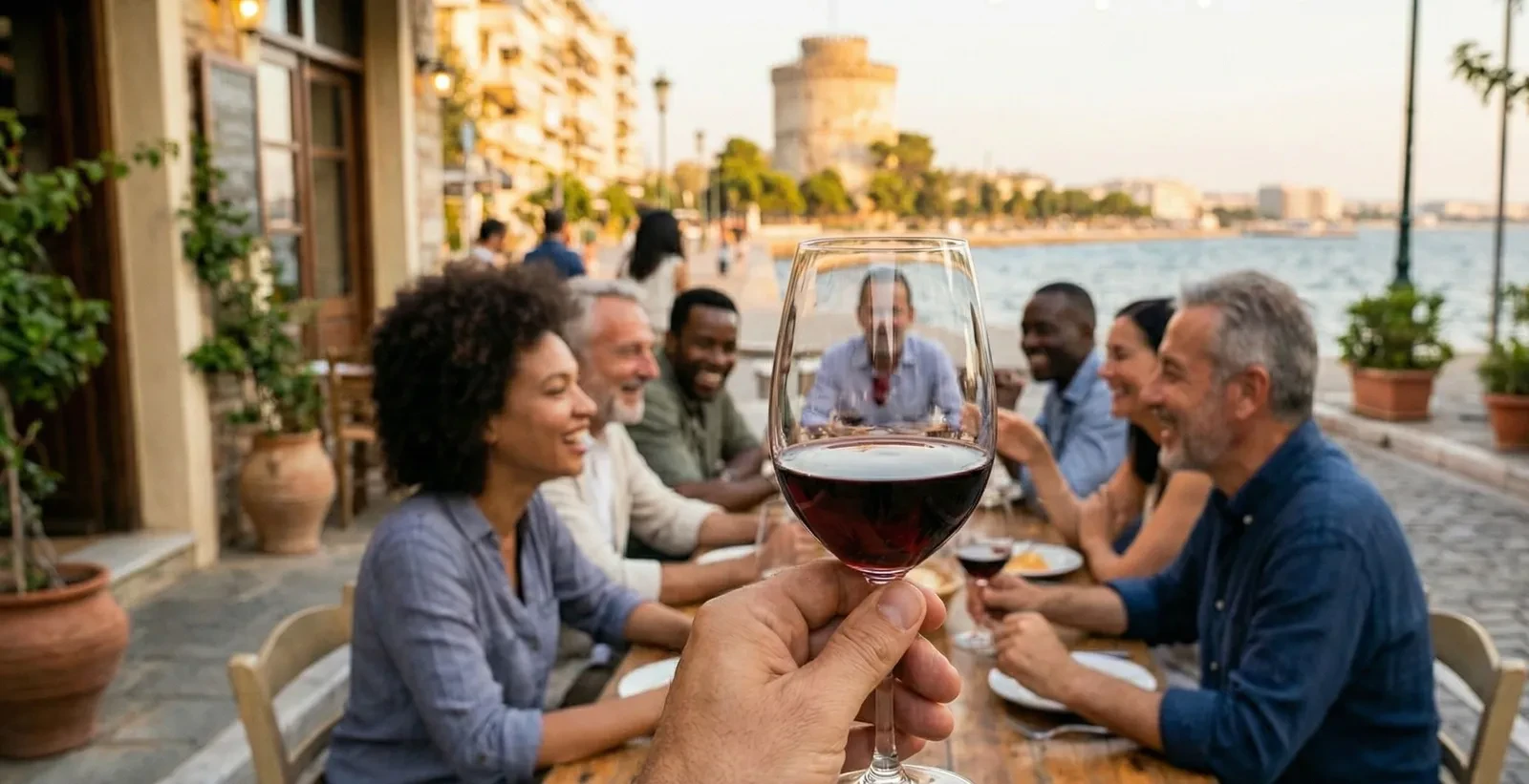 Thessaloniki Wine Tasting Event Experience with Friends