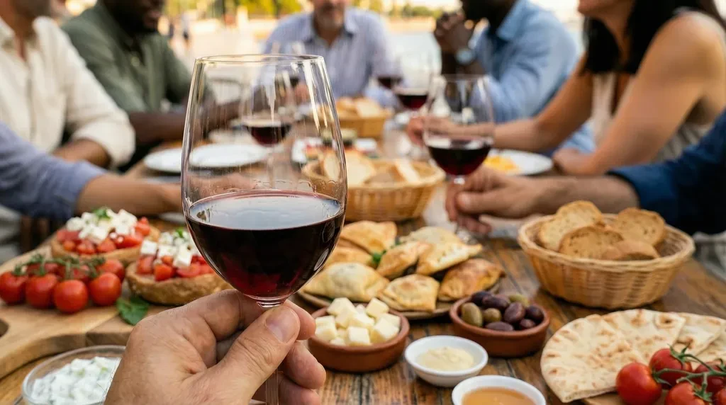 Thessaloniki Wine Tasting Event with red wines