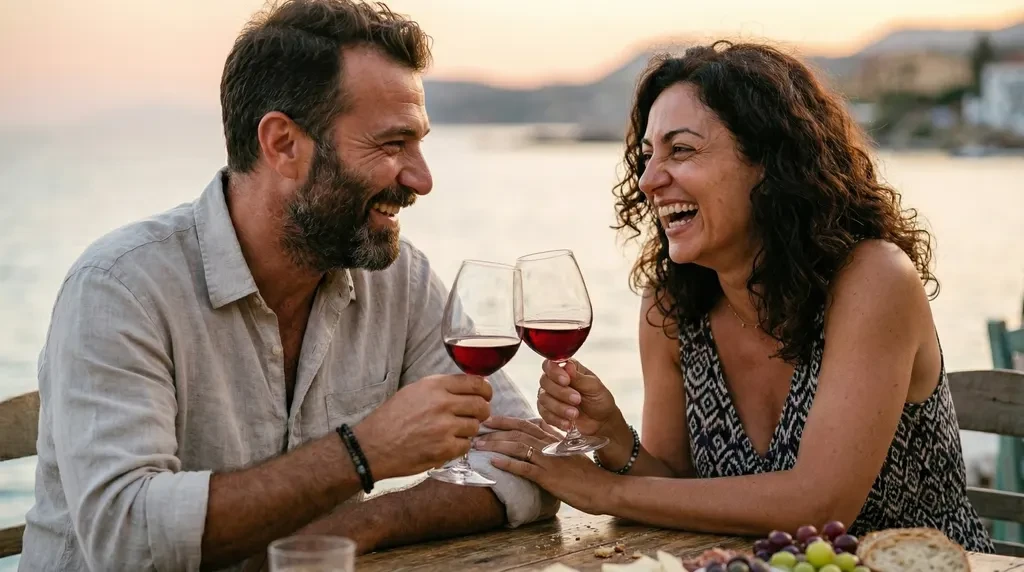 Almyrida Wine Tasting Experience Event in couple